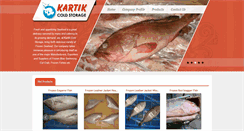 Desktop Screenshot of kartikcoldstorage.com