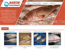 Tablet Screenshot of kartikcoldstorage.com